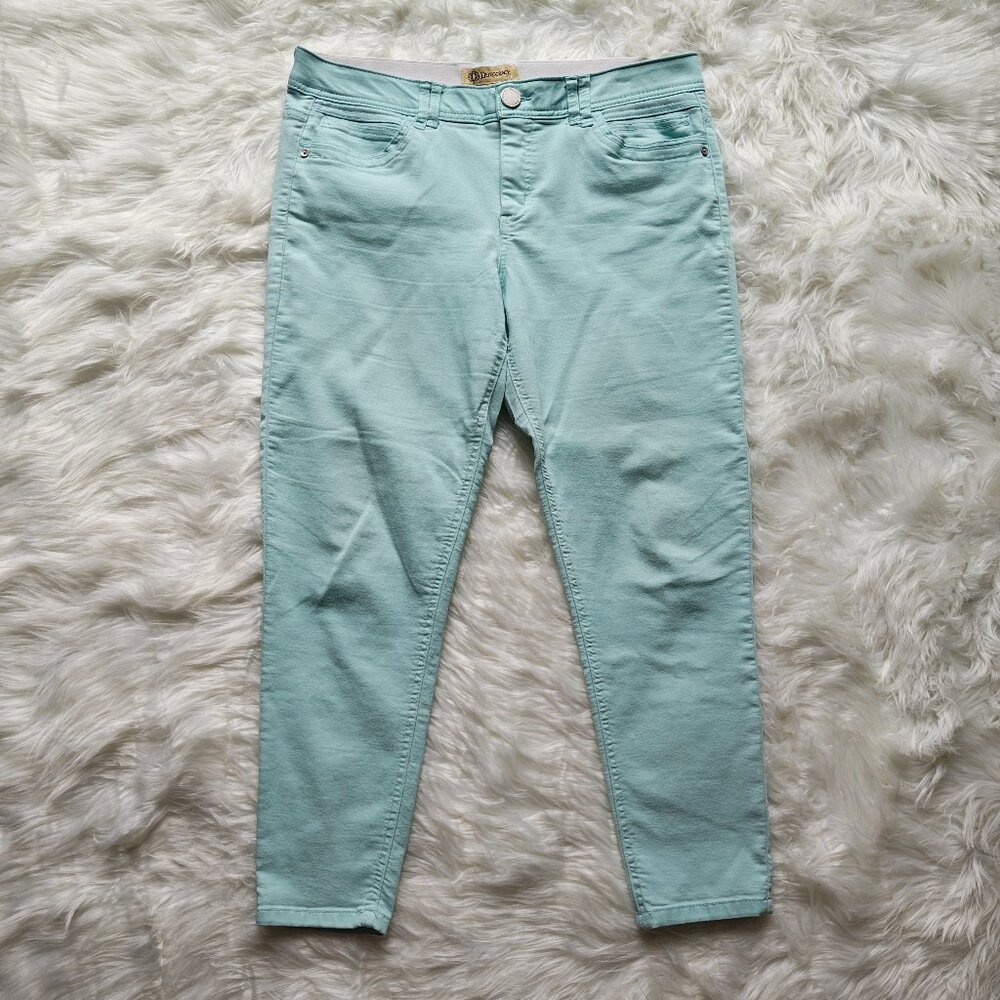 Democracy Mint Skinny Pants , SIZE 14